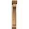 Ekena Millwork Legacy Slat Smooth Bracket w/ Offset Brace, Western Red Cedar, 5 1/2"W x 26"D x 34"H BKT0604X26X34LEC06SWR - alternate 3